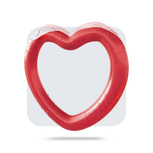 دندانگیر آبدار قلبی مایا قرمز
